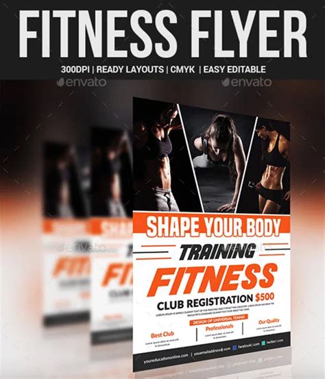30 Premium Free Sports Flyer Psd Template For Sports And Fitness Business Free Psd Templates