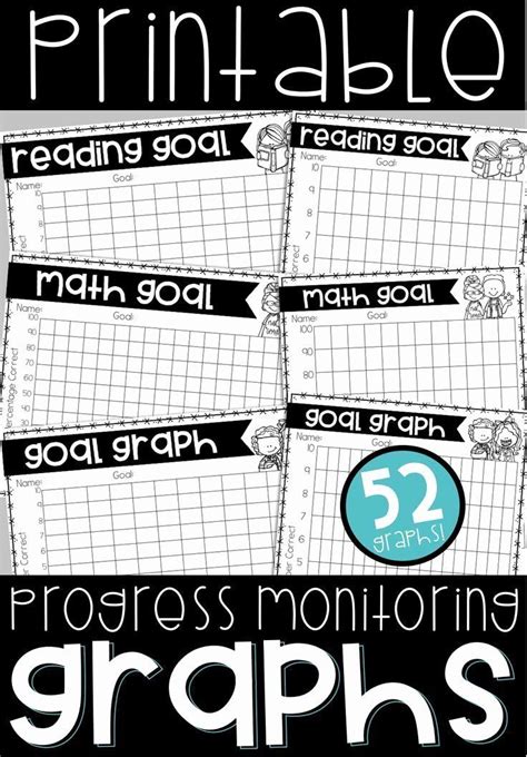 30 Progress Monitoring Charts Printable Example Document Template