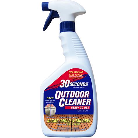 30 Seconds 1 qt. Ready-to-Use Outdoor Cleaner …