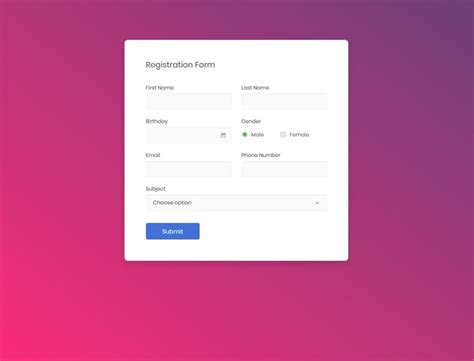 30 Stunning Free Bootstrap Form Templates 2021 Colorlib