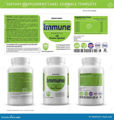 30 Supplement Label Design Template Labels 2021