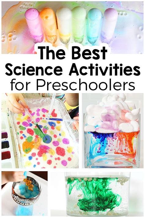 30 Amazing Science Activities For Preschoolers Fun Learning Science Preschool Activity - Science Preschool Activity