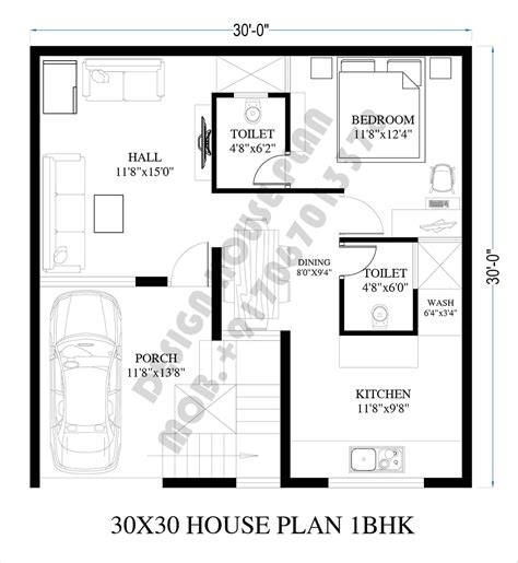 30 by 30 house plan. .  ...