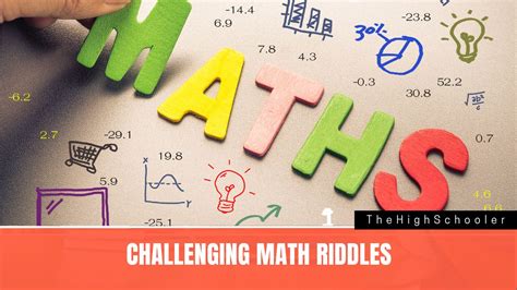 30 Challenging Math Riddles For High School Students Math Puzzles High School - Math Puzzles High School