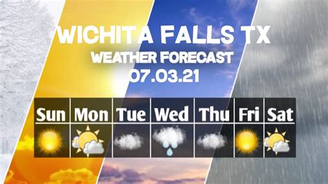 Point Forecast: Wichita Falls TX. 33.9°N 98.51°W. Last Update: 12:49 am CDT Jul 17, 2023. Forecast Valid: 3am CDT Jul 17, 2023-6pm CDT Jul 23, 2023. Forecast Discussion.. 