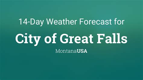 Point Forecast: Great Falls MT. 47.51°N 111.31°W (Elev. 3399 ft) Last Update: 2:29 am MDT Oct 5, 2023. Forecast Valid: 6am MDT Oct 5, 2023-6pm MDT Oct 11, 2023. Forecast Discussion.. 