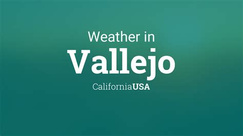 Want to know what the weather is now? Check out our current live radar and weather forecasts for Vallejo, California to help plan your day. 