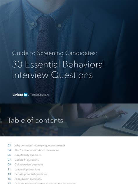 30 Essential Behavioral Interview Questions Carleton College