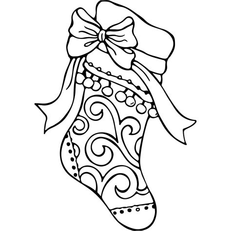 30 Free Christmas Stockings Coloring Pages Printable Christmas Stocking Coloring Page - Christmas Stocking Coloring Page
