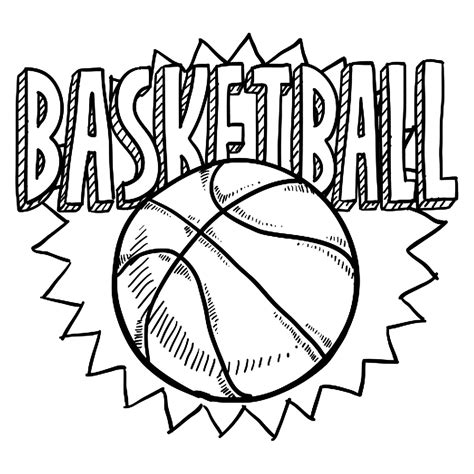 30 Free Printable Basketball Coloring Pages Scribblefun Basketball Player Coloring Page - Basketball Player Coloring Page