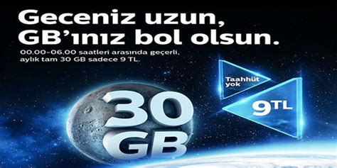 30 gb 9 tl türk telekom