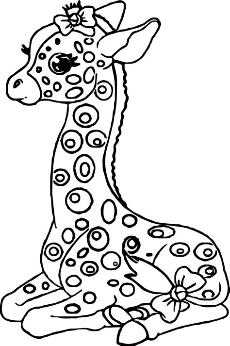 30 Giraffe Coloring Pages Free Pdf Printables Monday Giraffe Pictures To Color - Giraffe Pictures To Color