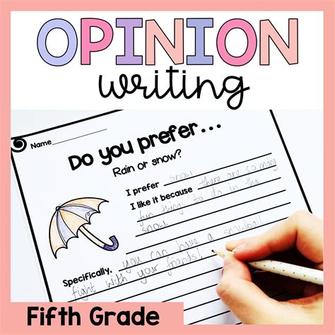 30 Great 5th Grade Opinion Writing Prompts Journal 5th Grade Opinion Writing Topics - 5th Grade Opinion Writing Topics