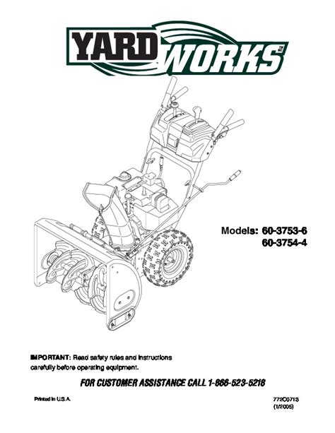 Find parts and product manuals for your Yardworks Snow Blower Model 31AE6GKG515. ... Shop by Parts Diagram; Login; ... Snow Blower Tire Chains - 16 x 4.8-Inch. 490 ....