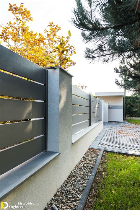 30 Innovative Modern Fence Designs Ideas Interiorsherpa Modern Fences - Modern Fences