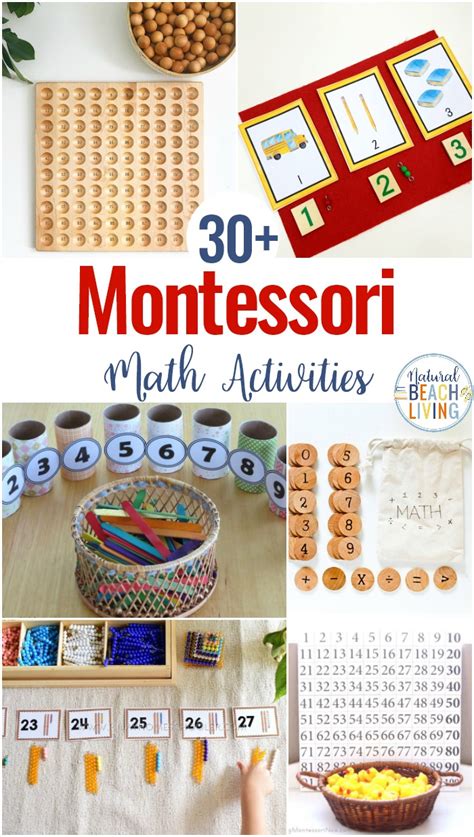 30 Montessori Math Activities For Preschool And Kindergarten Montessori Math Activities For Preschoolers - Montessori Math Activities For Preschoolers