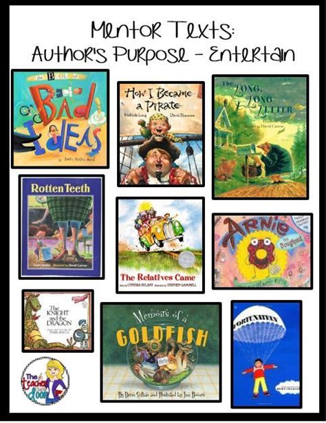 30 Picture Books For Teaching Author X27 S Author S Purpose Second Grade - Author's Purpose Second Grade