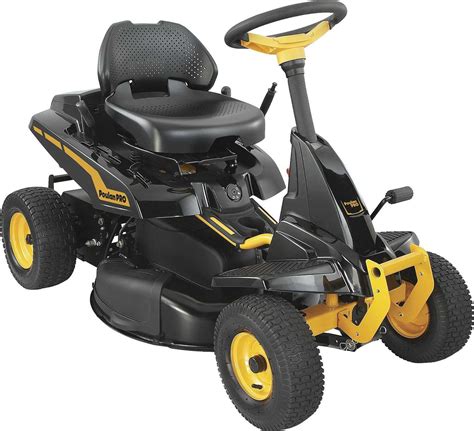 30 riding mower. 22 hp (16.4 kW)* V-Twin Engine. 42-in. Edge™ Mower Deck. Electric PTO, Hydrostatic Transmission w/side-by-side pedals. Easy Change™ 30-Second Oil Change System. 15-in Open-Back seat and standard front bumper. Easy to read fuel gauge. 2 year/120 hour bumper-to-bumper warranty. 