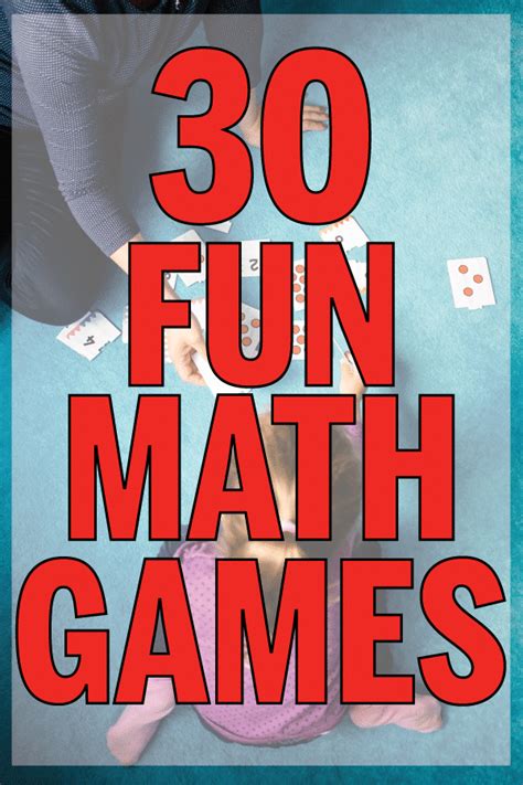 30 Super Fun Math Games For Kids Play Math Party - Math Party