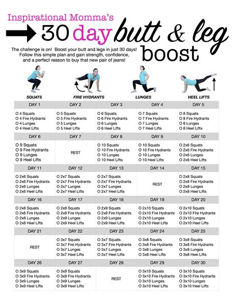 30-Day Butt Challenge - Glutes Workouts for Stronger Legs