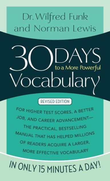 Download 30 Days To A More Powerful Vocabulary By Wilfred Funk