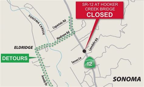 30-day closure of Hwy 12 at Hooker Creek Bridge begins
