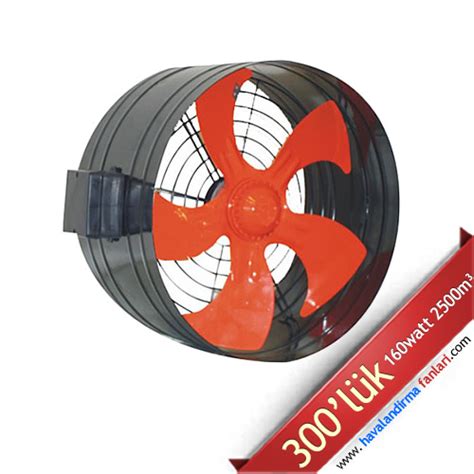 300'lük Boru Tipi Dıştan Rotorlu Kanal Fanı (30'luk).