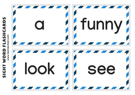 300 Free Sight Word Flashcards Games4esl Grade K Sight Words - Grade K Sight Words