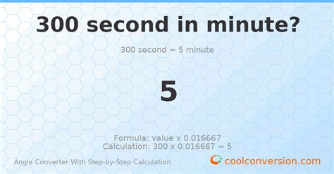 300 Second To Minute