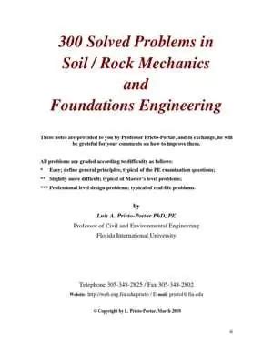 300 Solved Problems In Foundation Engineering