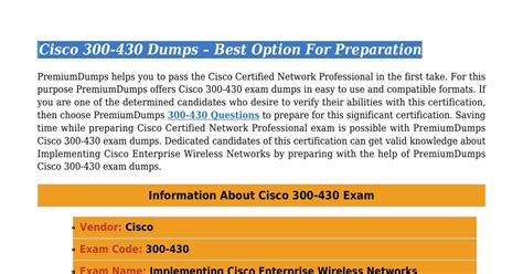 300-430 PDF Testsoftware