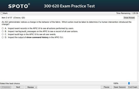 300-620 Test Result