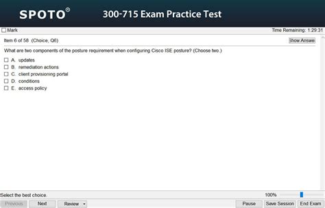300-715 Exam Fragen