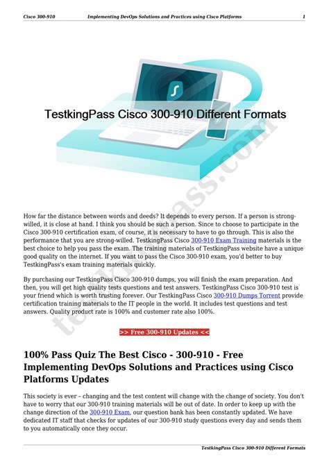 300-910 PDF Demo