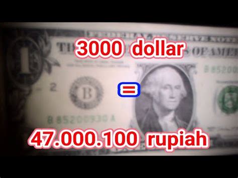 3000 DOLLAR BERAPA RUPIAH - 3000 DOLLAR BERAPA RUPIAH >> Track currency 1 Masukan