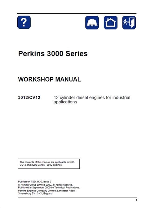 Read 3012 Series Perkins Generator Repair Manual 
