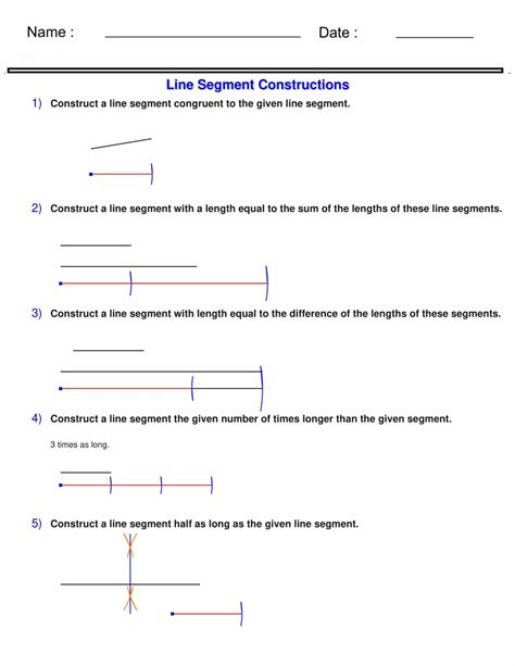 302 Quiz Constructions Of Segments Angles And Bisectors