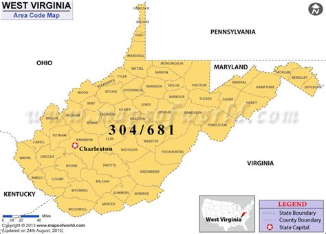 304 area code west virginia