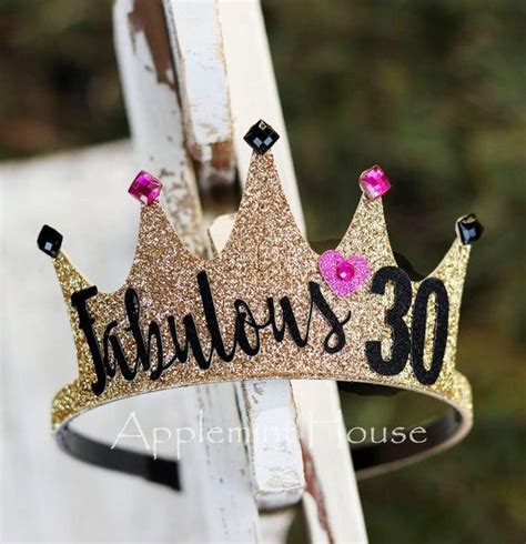 30th birthday crown
