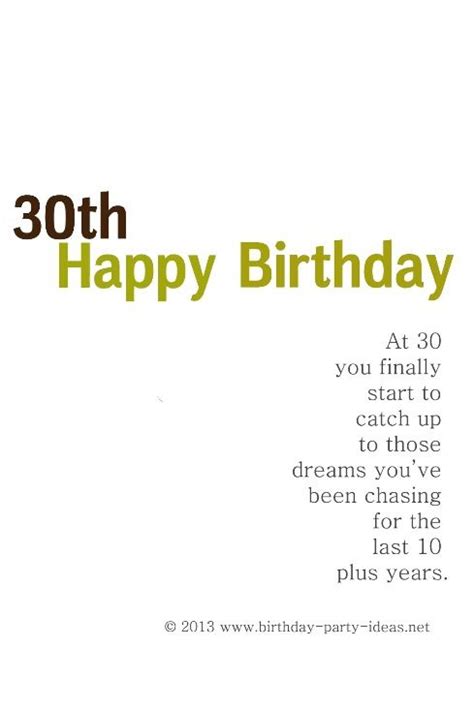 30th Birthday Party Sayings