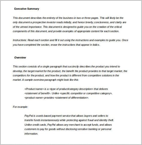 31+ Executive Summary Templates Free Sample, Example Format Download