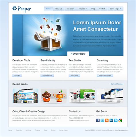 31+ HTML5 Website Themes & Templates Free & Premium Templates