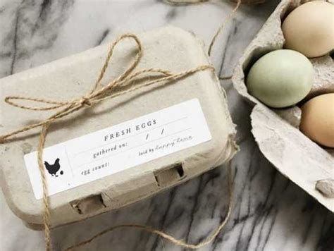 31 Free Egg Carton Label Template Labels Database 2020