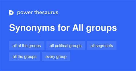 31 Words and Phrases for Breakout Groups - Power Thesaurus