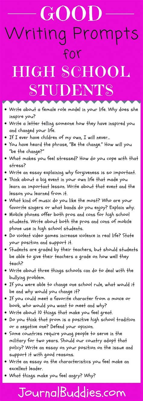 31 High School Writing Prompts For 9th Graders 9th Grade Writing Prompts - 9th Grade Writing Prompts