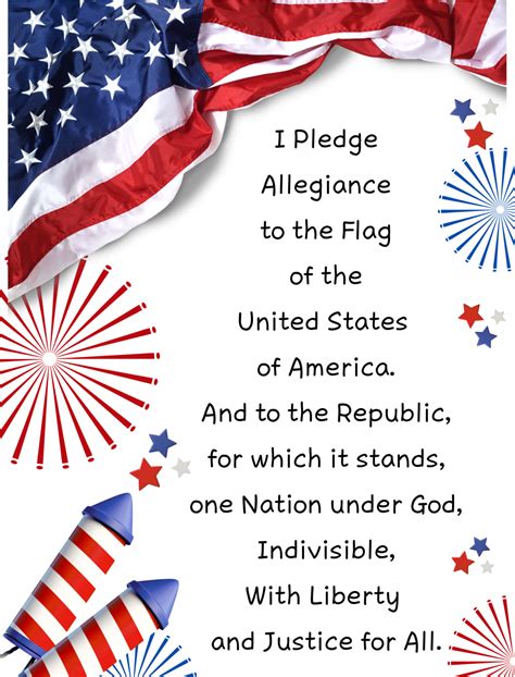 31 Pledge Of Allegiance Words Printable 24hourfamily Com Pledge Of Allegiance Printables - Pledge Of Allegiance Printables