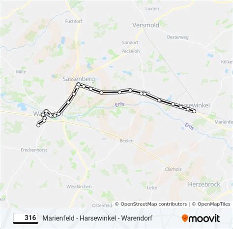 316 Bus Schedule