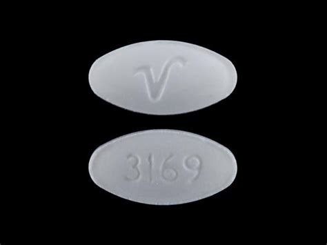 3169 v pill. Enter the imprint code that appears on the pill. Example: L484; Select the the pill color (optional). Select the shape (optional). Alternatively, search by drug name or NDC code using the fields above. Tip: Search for the imprint first, then refine by color and/or shape if you have too many results. 