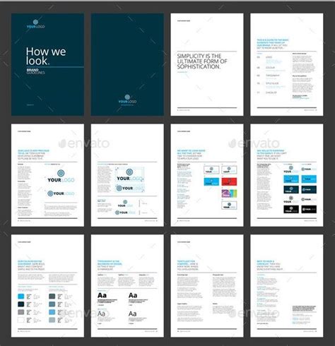 32+ Best Brand Guidelines Templates PSD & InDesign Download Brand guidelines template, Brand