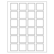 32 1 Inch Square Label Template Labels Database 2020